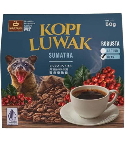 Luwak Artcofie, Luwak Arabica Coffee, Kopi Luwak Arabika, Whole